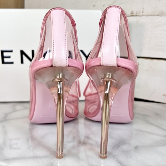 Givenchy Translucent Pink Stiletto 100 mm Pumps - Picture 6 of 11